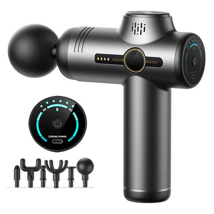 Pocket Fascia Deep Tissue Percussion Vibration Fitness Massager Pistolet De Massage Gun Mini Sport Muscle Mini Massage Gun