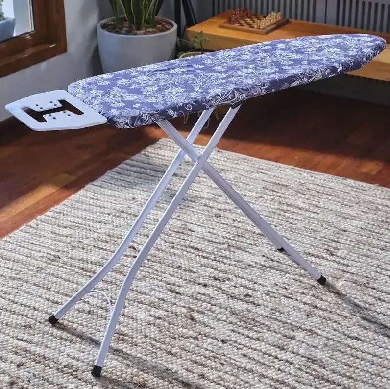Belda Classic Portable Ironing Board Mini Folding Ironing Board with Adjustable Steel Stand Ironing Board Cover for Wardrobe Use