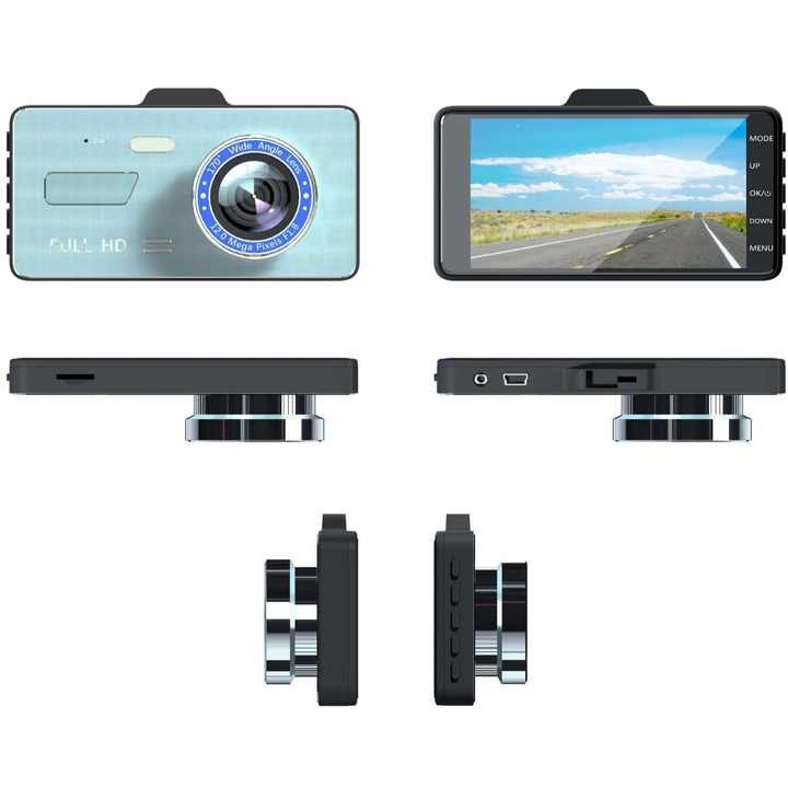 High Definition 1080P Dual-Recording Car Camera Touch Screen DVR Night Vision Wide-Angle WiFi Waterproof Cross-Border Product