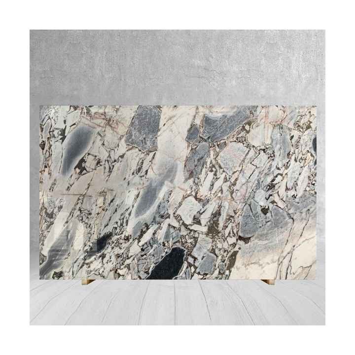 Luxury Elephant White Marble Slabs With Grey Veins for Kitchen Countertops Ceiling Tiles Wall Panel Marble Floor Tiles Staircase