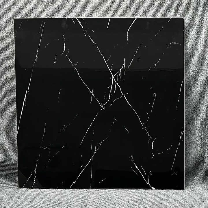 60x60cm 80x80cm 60x120cm75x150cm Black Marquina Marble Tile Flooring Porcelain Tile Nero Margiua Polished Wall Tiles Bathroom