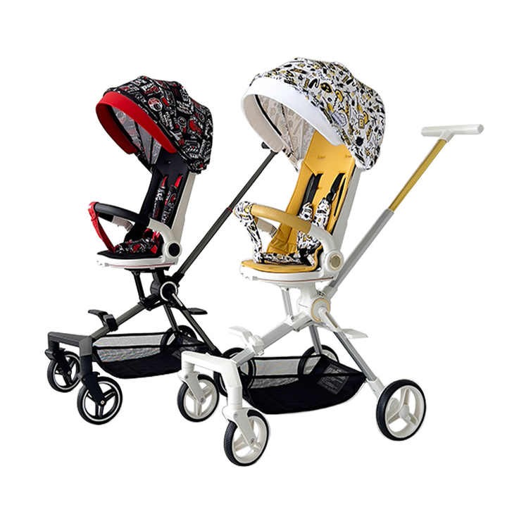 Foldable Baby Stroller With Adjustable Putter Luxury Baby Stroller 3 in 1 Baby Travel Stroller With Universal Wheel ST301
