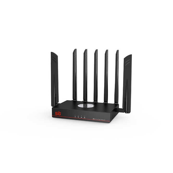 M12K43 MT7981 AX3000 Wifi 6 SDX62 SDX75 Modem Dual Sim Tray Big Silent Fan Cooling 5g Sim Card Router