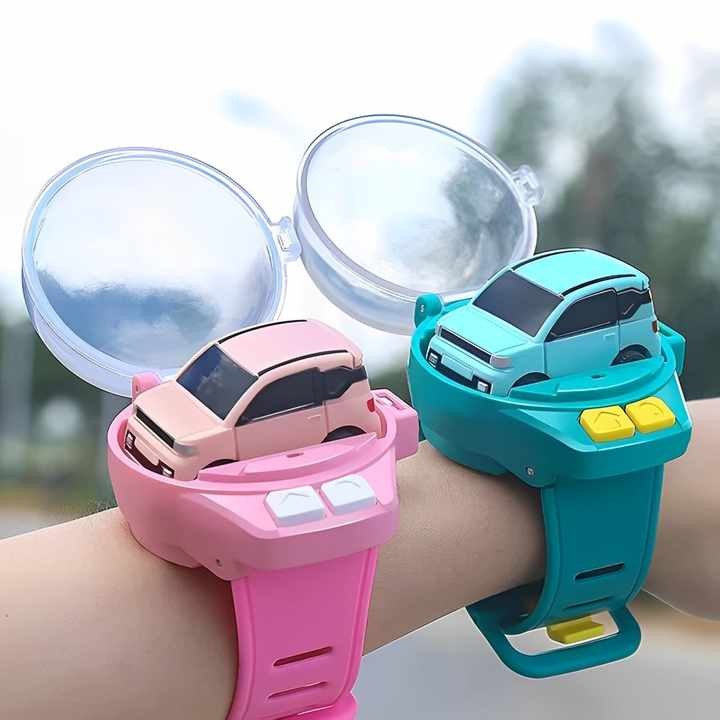 RC Mini Watch Car Toys Hot Selling Wrist Racing Funning Educational Remote Control Watch Car Toys for Kids