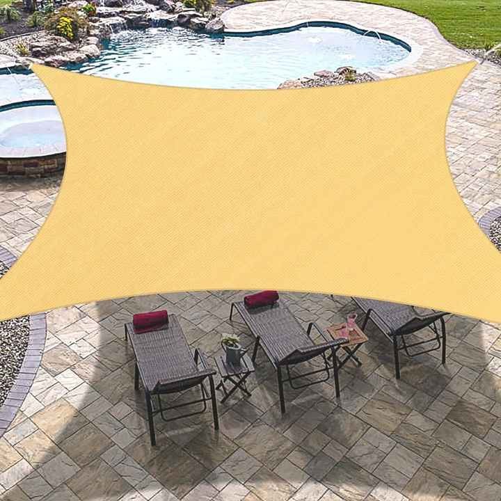 Outdoor Waterproof Sun Shade Sail Material Uv Stabilized Sun Shading Sail