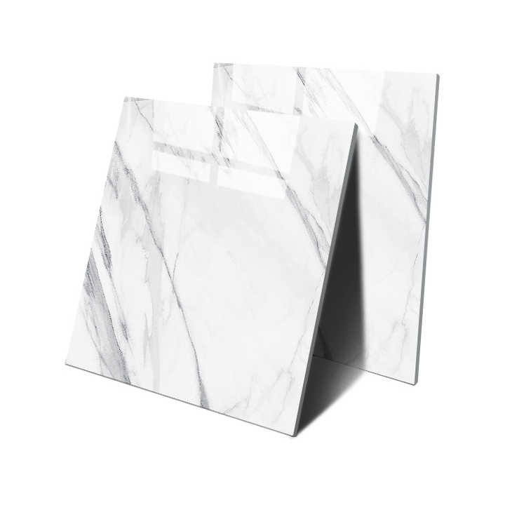 Chinese Exporter Bathroom Glossy Ceramic Full Body Floor White New Design Marble Tiles Wall Tiles Marble Tile for Wall and Floor