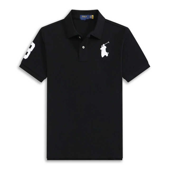 Brand logo Embroidery Design Short Sleeve Polo Shirt Men Summer High-end 100% Cotton Polo Golf T-shirt Custom Wholesale